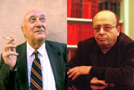 Camilleri y Montalbán: conversación entre la mesa y el crimen