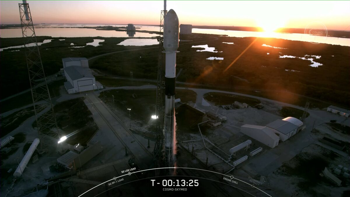(VÍDEO) SpaceX lanza en Florida un satélite de observación italiano para monitorear la Tierra
