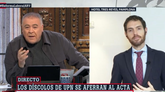 (VÍDEO) Ferreras intenta acorralar a Sergio Sayas, pero este se la devuelve: "Coincidimos en voto todos"