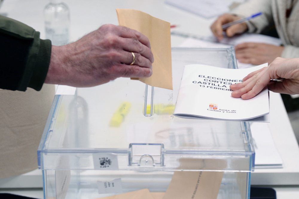 La participación en Castilla y León a las 18.00 se sitúa más de dos puntos por debajo de 2019