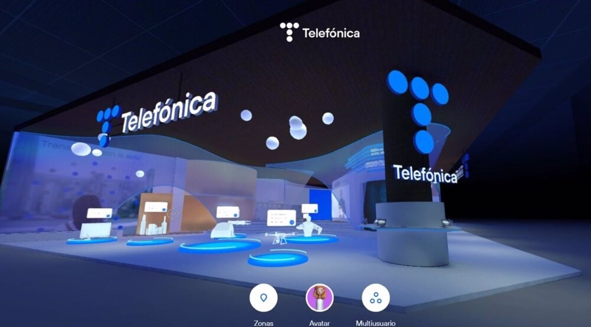 Telefónica inaugura en el metaverso una réplica de su 'stand' en el Mobile World Congress