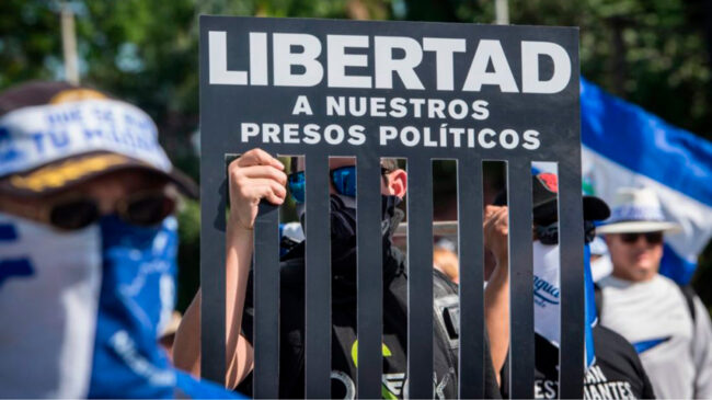 En torno a 200 "presos políticos": denuncian la represión en la Nicaragua de Daniel Ortega