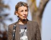 Yolanda Díaz usa la guerra del PP para que Podemos no haga ruido ante su gira