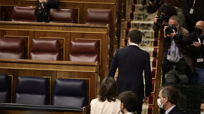 Dirigentes del PP y del Gobierno reaccionan al discurso de Casado