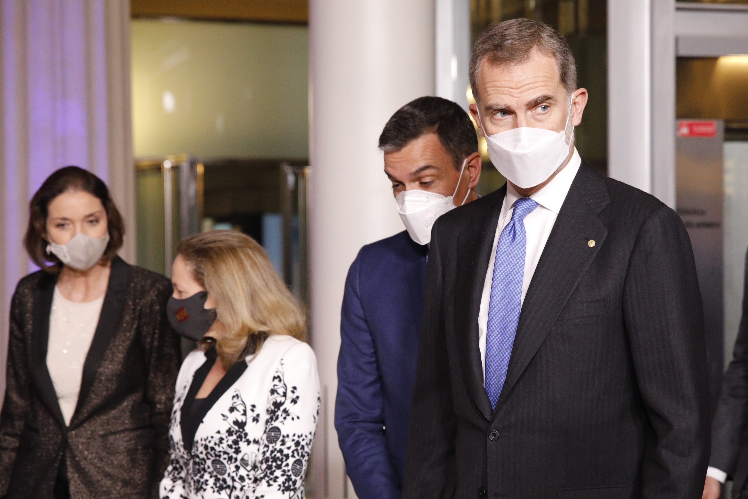 Felipe VI y Sánchez condenan la «agresión» a Ucrania en la cena inaugural del MWC