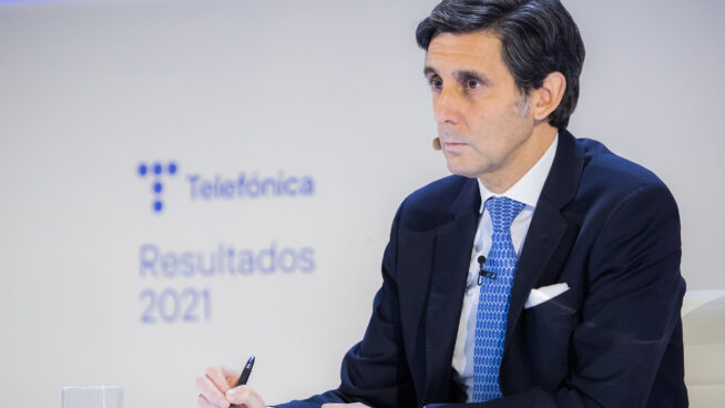 Telefónica registra máximos en bolsa desde mayo y crece un 7% tras la irrupción de STC