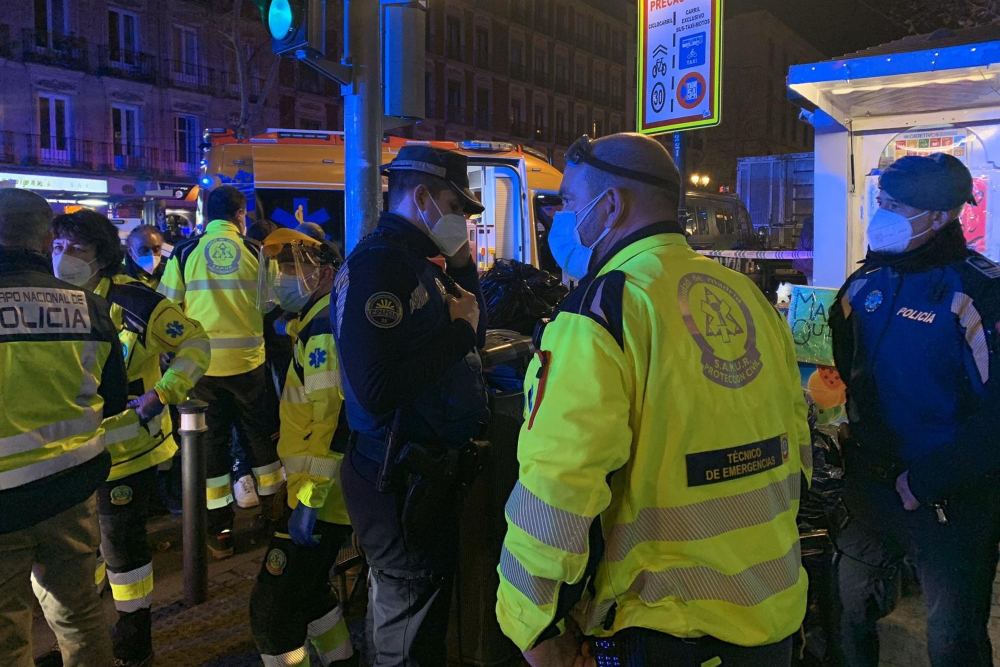 Dos jóvenes muertos y otro herido en varias reyertas con apuñalamientos en Madrid durante la noche