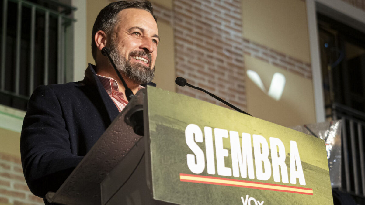 Abascal advierte de que no apoyará «gratuitamente» ninguna investidura