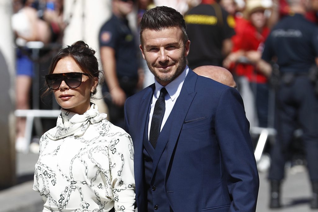 Victoria y David Beckham