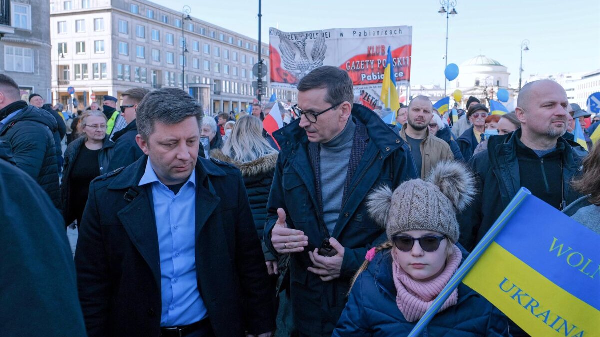 Los primeros ministros polaco, checo y esloveno viajan a Kiev para reunirse con Zelenski