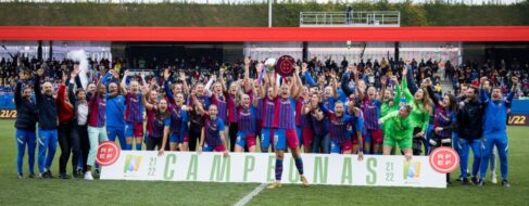 El Barça femenino, campeón de Primera Iberdrola  tras ganar el clásico