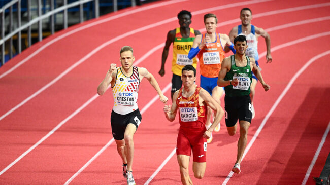 El atleta español Mariano García se proclama campeón del mundo de 800 metros 'indoor'