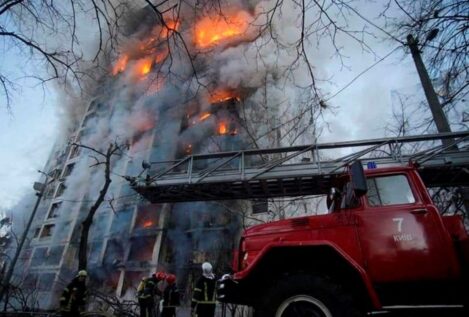 Las bombas vuelven a caer en Kiev: Rusia ataca la capital de Ucrania y provoca cuatro explosiones