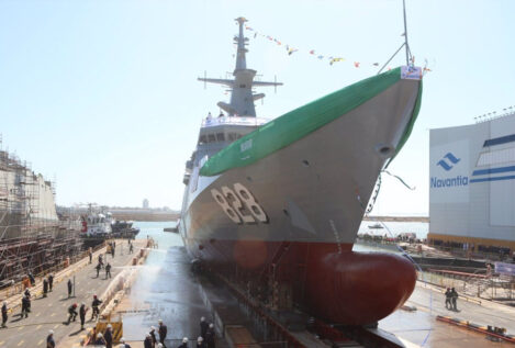Navantia entrega a Arabia Saudí la primera corbeta construida en la Bahía de Cádiz, Al-Jubail