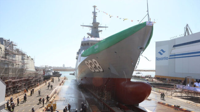 Navantia entrega a Arabia Saudí la primera corbeta construida en la Bahía de Cádiz, Al-Jubail