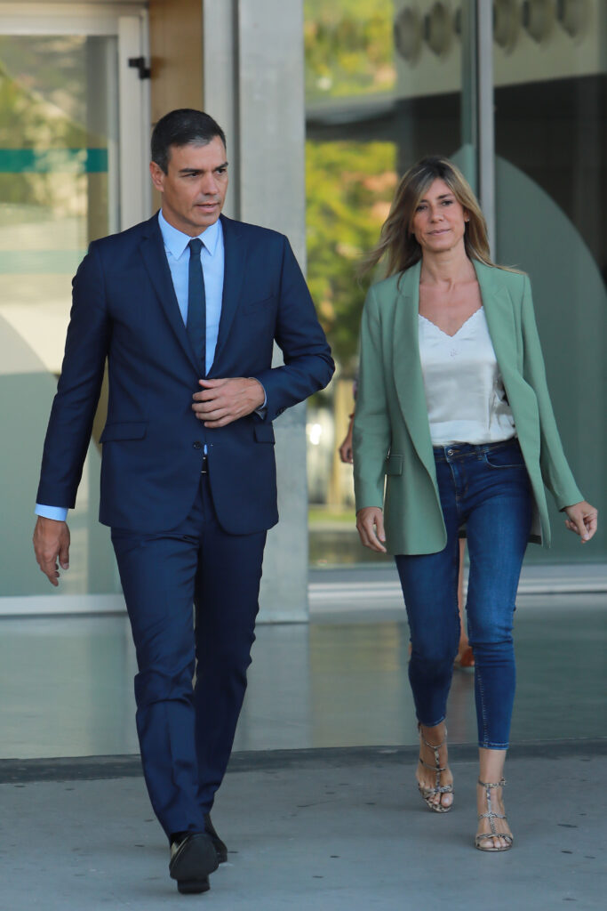 Pedro Sánchez y su mujer Begoña Gómez