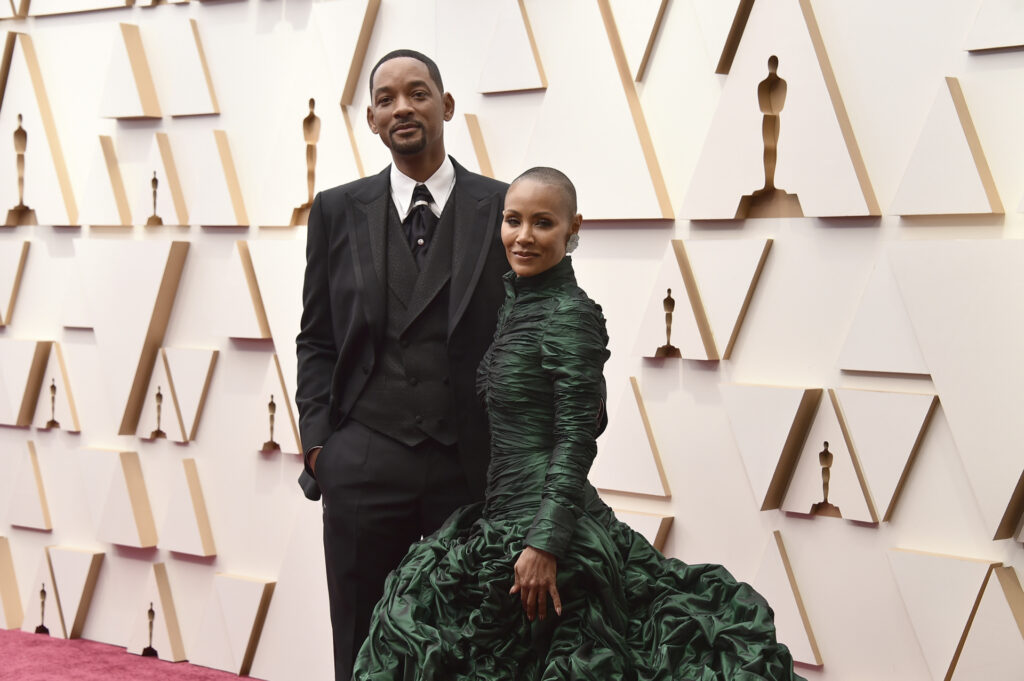 Jada Pinkett y Will Smith en los Oscar 2022