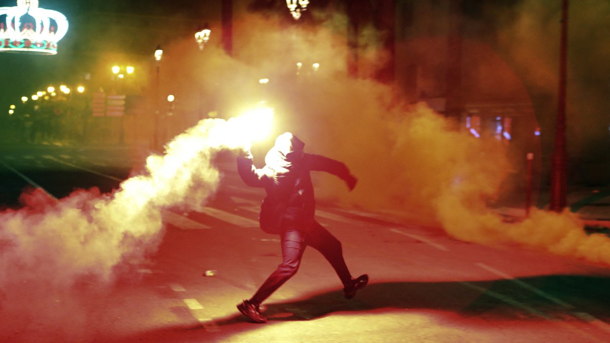 Varios heridos en unas protestas en solidaridad con un preso independentista en Córcega