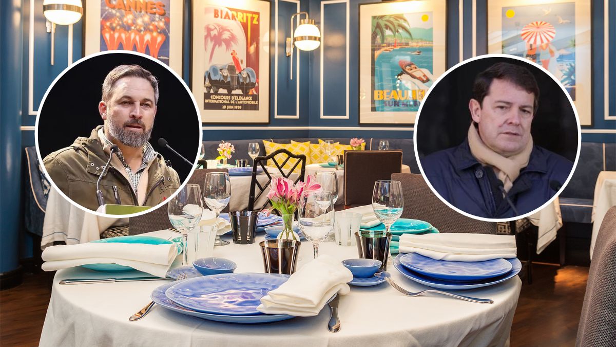 Abascal invitó a Mañueco a su restaurante favorito para gestar el pacto de Castilla y León