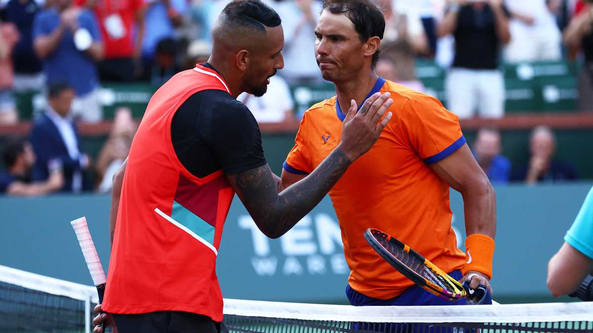 (VÍDEO) Kyrgios intenta vacilar a Nadal y la respuesta del español no defrauda