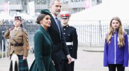 Los Reyes asisten al servicio religioso por el Duque de Edimburgo en presencia de Isabel II