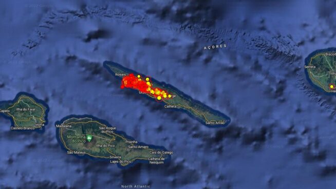 Los terremotos que sacuden la isla portuguesa de San Jorge provocan la huida de más de 1.200 personas por miedo a una erupción