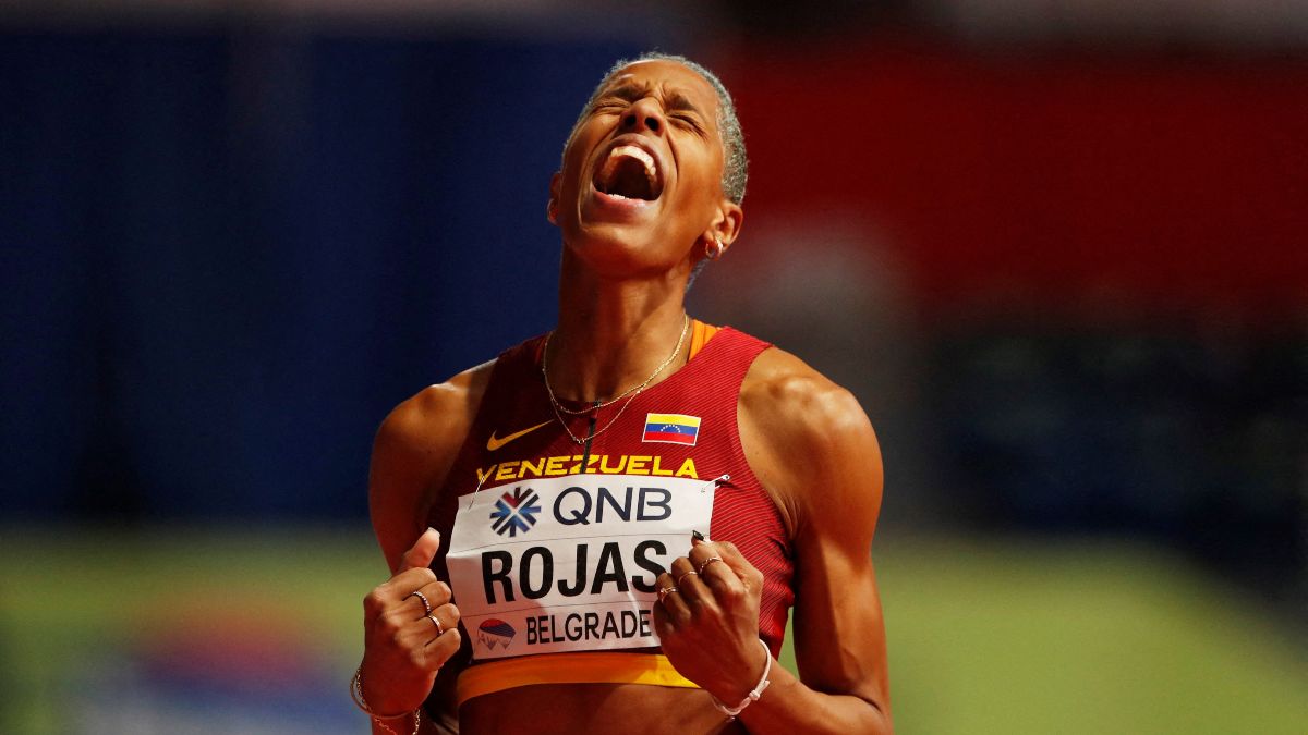 Yulimar Rojas se proclama campeona mundial de triple salto y vuelve a batir el récord del mundo