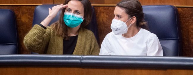 La cúpula de Podemos busca visibilidad al margen de Yolanda Díaz con la guerra de Ucrania