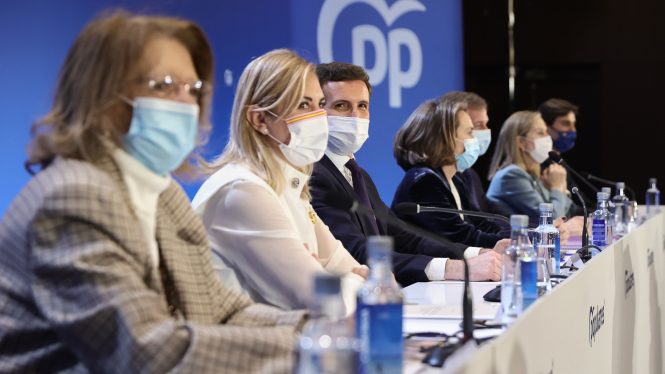 Casado se despide ante la Junta Directiva Nacional