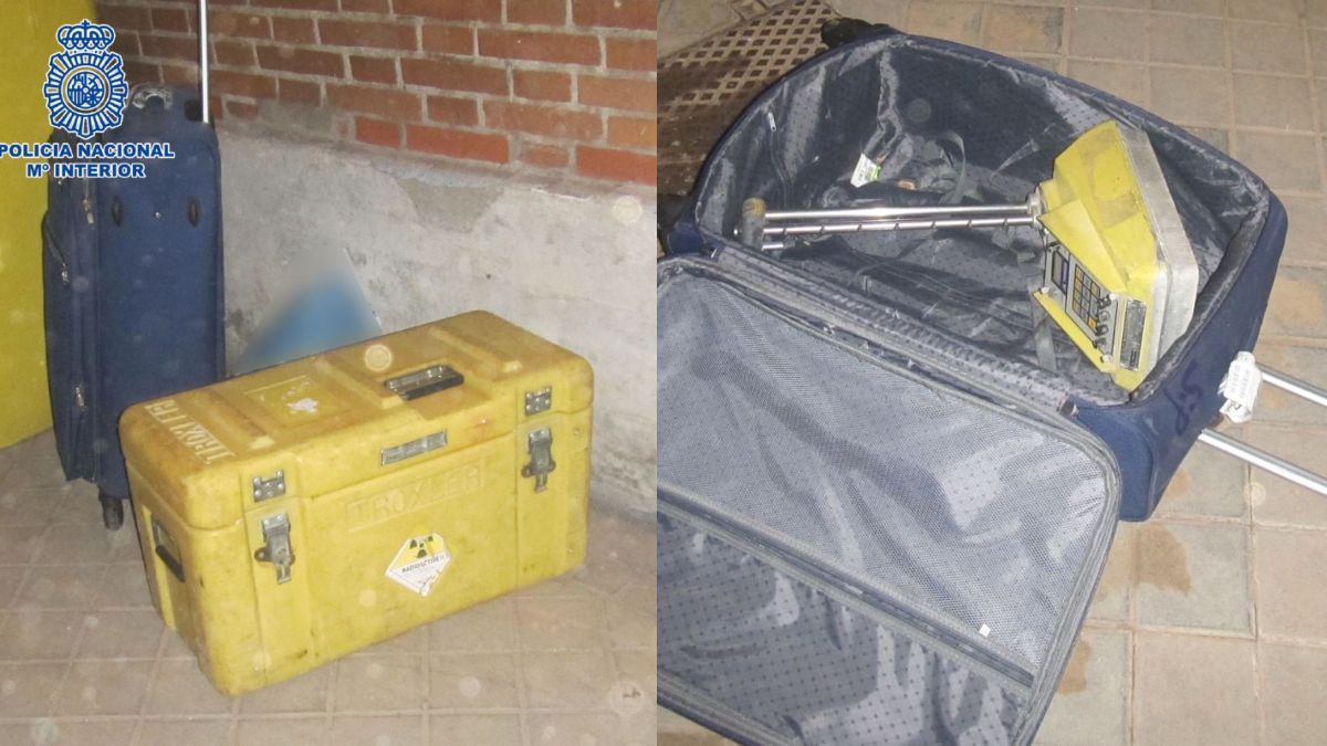 La Policía recupera el equipo radiactivo robado en Madrid
