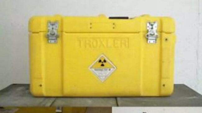 El Consejo de Seguridad Nuclear denuncia el robo de un equipo radiactivo en Madrid: "Improbable que sea peligroso" si no se abre o destruye