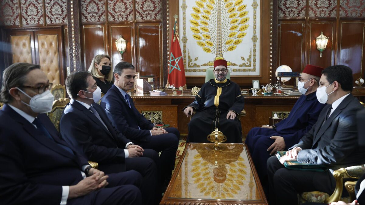 Sánchez reafirma su nueva posición  sobre el Sáhara en su reunión con Mohamed VI en Rabat