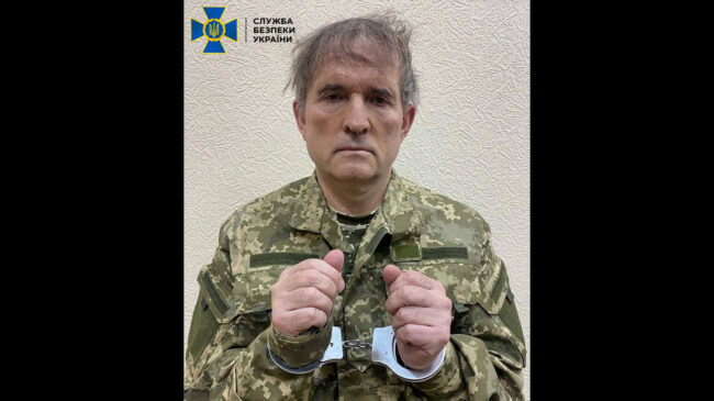 Rusia quiere intercambiar al prorruso Medvedchuk por dos «británicos» capturados