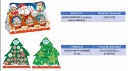 Ferrero retira en España varios lotes de Kinder fabricados en Bélgica por casos de salmonela