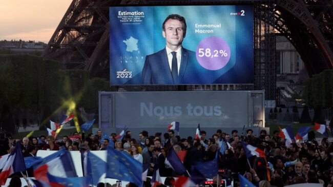 Los dirigentes de la UE felicitan a Macron: «Podemos contar con Francia cinco años más»