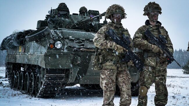 Reino Unido desplegará 8.000 soldados en Europa del Este para hacer frente a Rusia