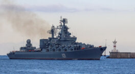 Gravemente dañado el buque insignia de la flota rusa en el mar Negro
