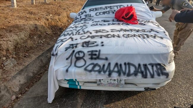 La violencia no cesa en México: hallan cinco muertos dentro de un taxi en el estado de Guerrero
