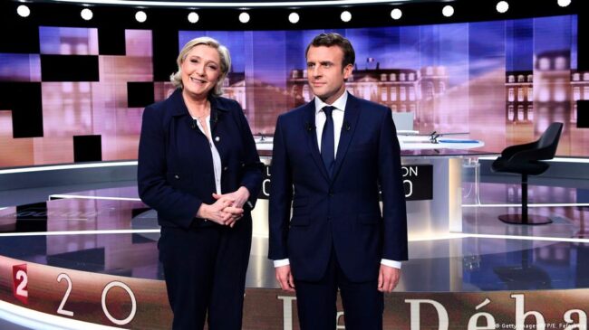 Macron descalifica a Le Pen mientras esta le pisa los talones en las encuestas: "Racista y mentirosa"