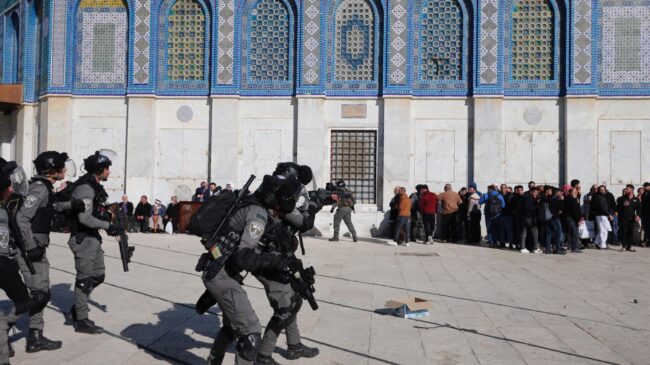 Al menos 156 heridos a causa de enfrentamientos en la Explanada de las Mezquitas de Jerusalén