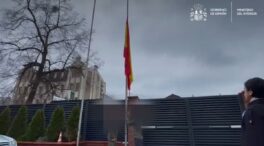 La embajada de España en Kiev reabre sus puertas después de estar casi dos meses cerrada