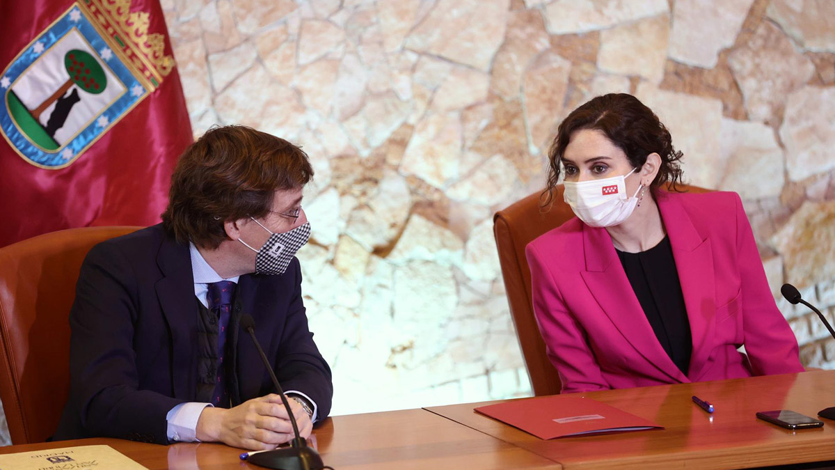 Ayuso, sobre el caso mascarillas: «Pondría la mano en el fuego por José Luis Martínez-Almeida»