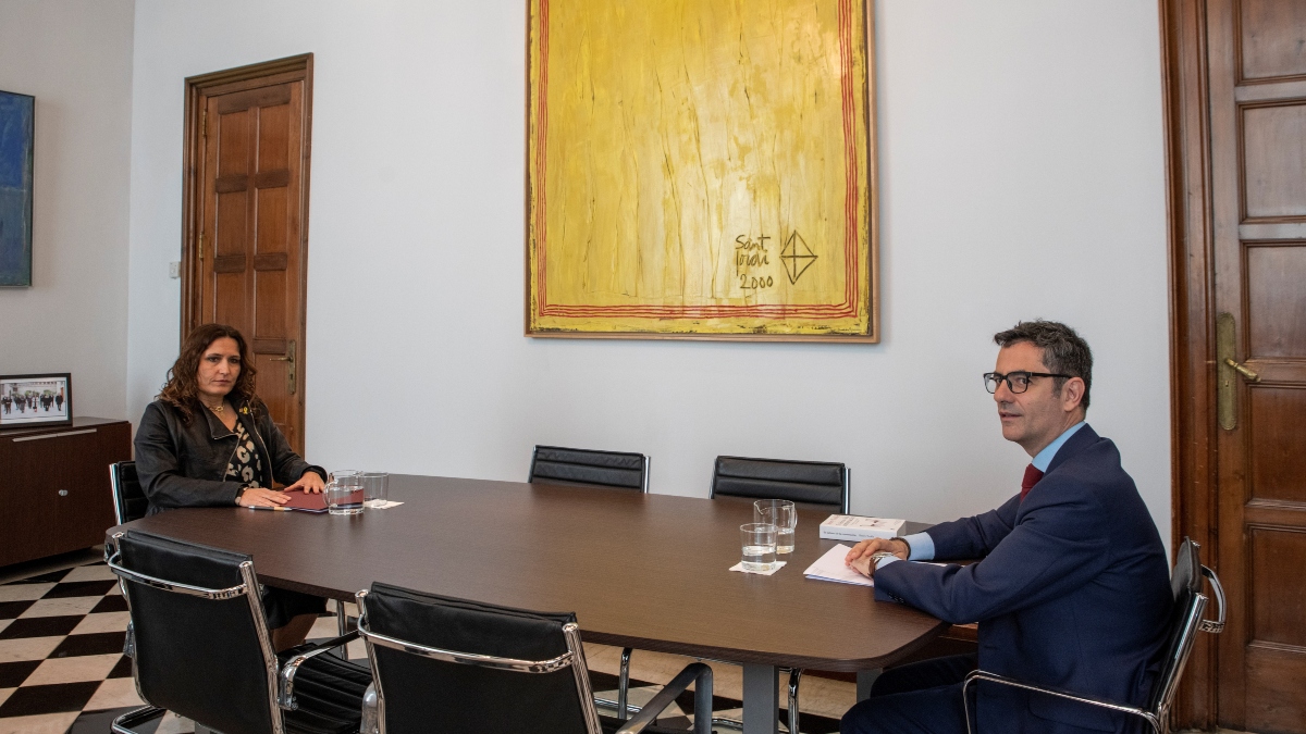 Bolaños celebra la reunión con el Govern por Pegasus y espera recuperar su confianza