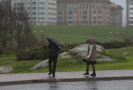 El tiempo: una borrasca dejará lluvias en la mitad sur con temperaturas muy bajas