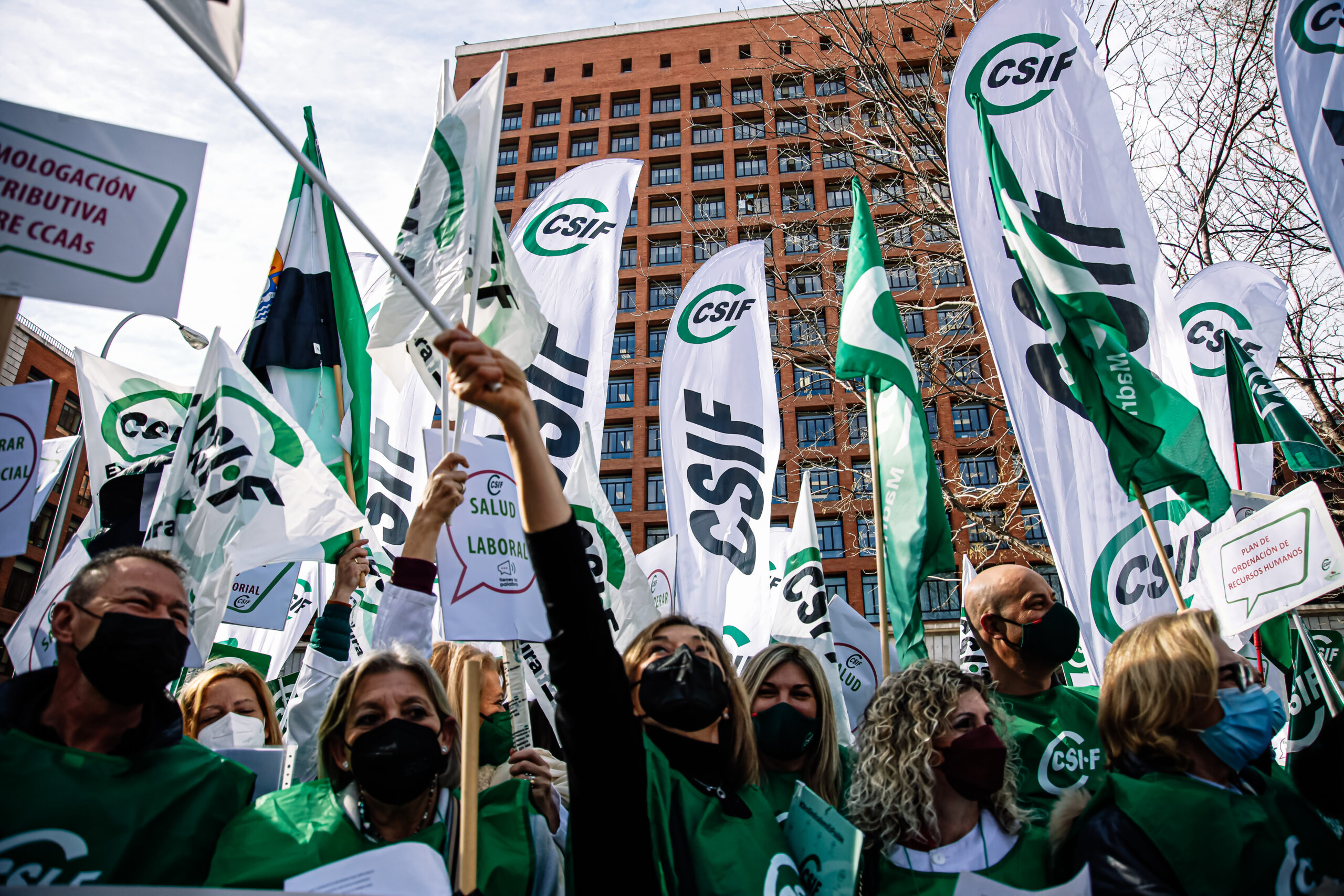 CSIF pide mayor protección a los profesionales sanitarios