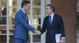 Sánchez y Feijóo mantienen su primera reunión en Moncloa