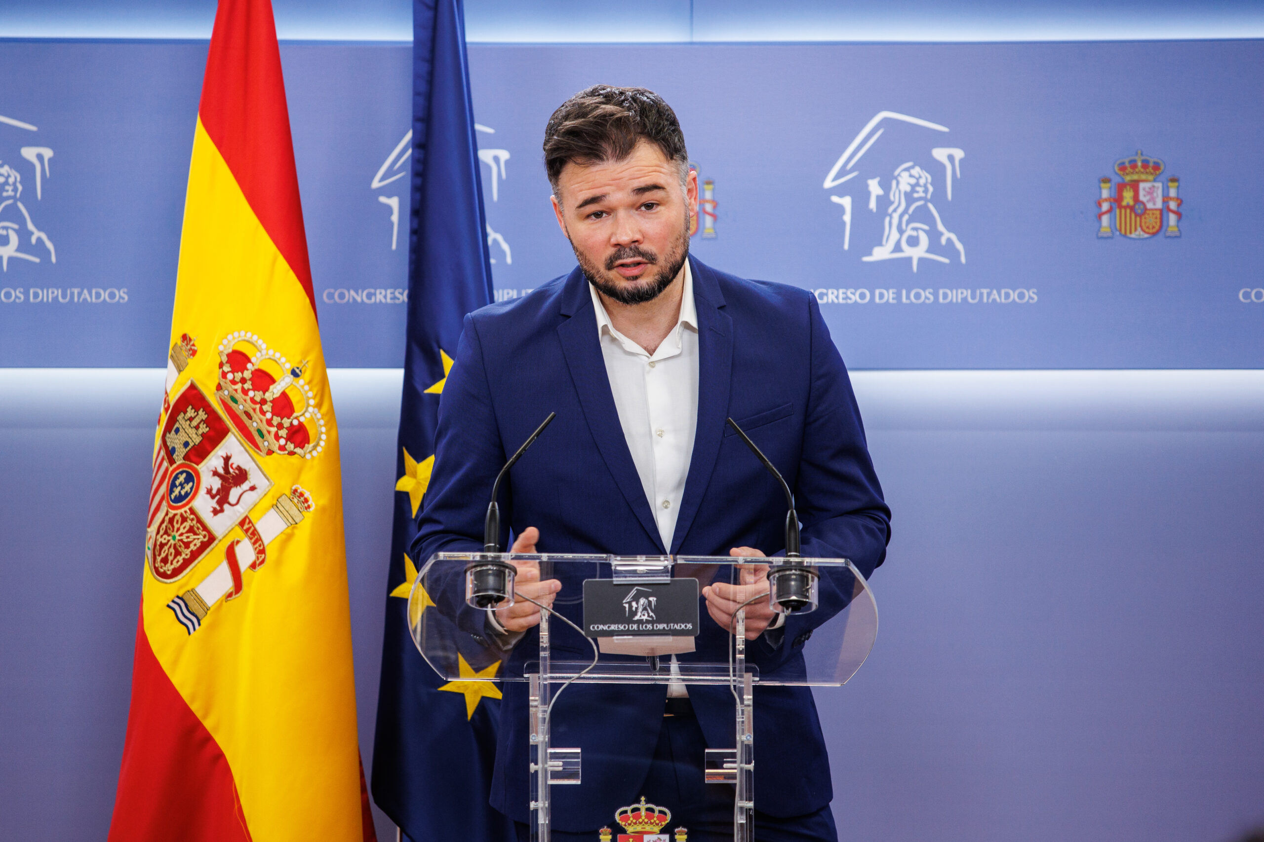 Rufián amenaza con «tumbar» la agenda legislativa del Gobierno