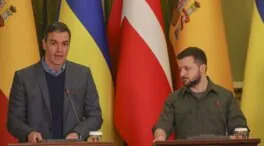 Volodímir Zelenski recibe a Pedro Sánchez en Kiev