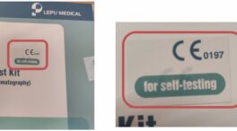 Sanidad pide la retirada de un test de antígenos para profesionales que se vende como autodiagnóstico