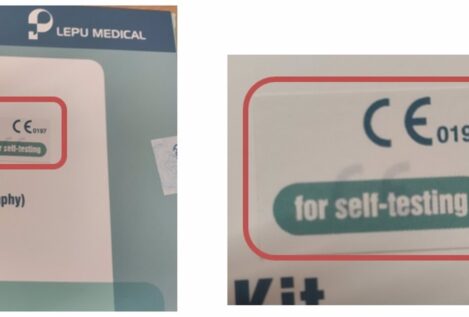 Sanidad pide la retirada de un test de antígenos para profesionales que se vende como autodiagnóstico